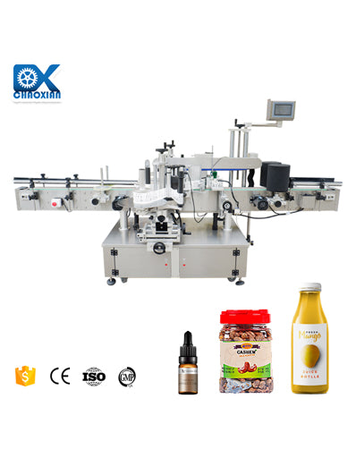 Automatic Double Sides Bottle Labeling Machine for Flat and Round Bottles